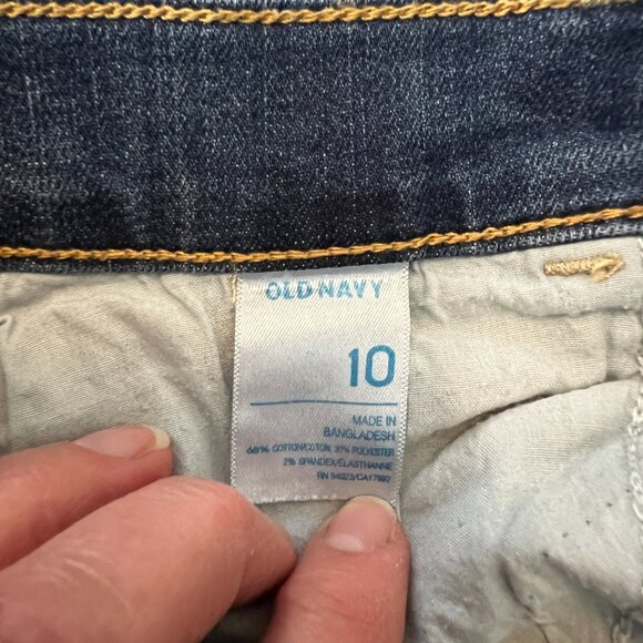 Old Navy Rockstar Capri Jeans Sz 10 - Picture 3 of 3